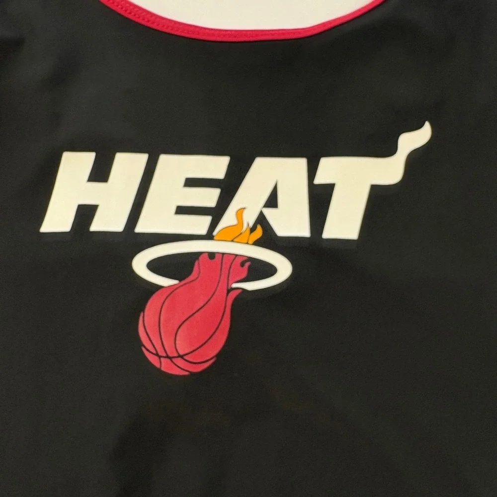 Miami Heat‎ Bodysuit Swimsuit One-Piece NBA Basketball Fan Gear Womens Lg